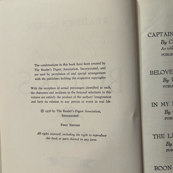 READER’S DIGEST VINTAGE (2) HARDCOVER BOOKS VOLUMES (1) & (2) - Picture 7 of 10